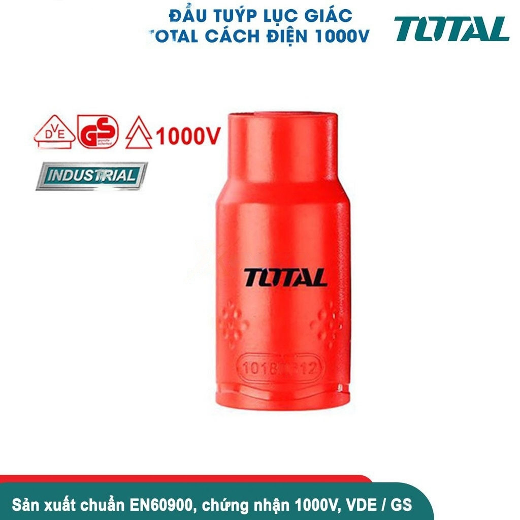 Đầu tuýp lục giác cách điện TOTAL 1/2 inch 