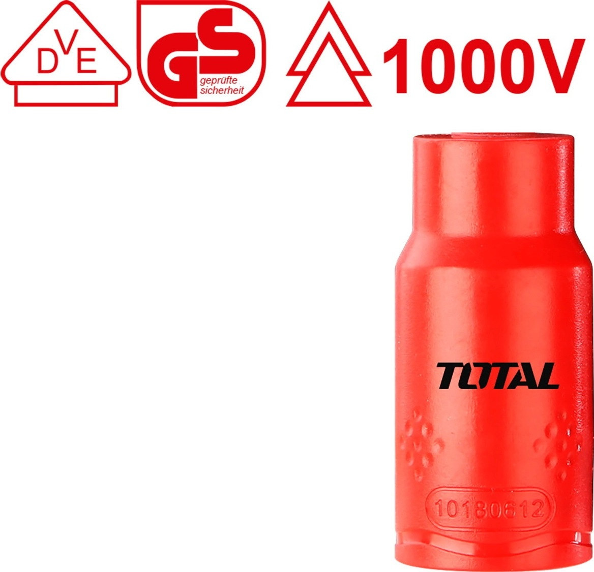 Đầu tuýp lục giác cách điện TOTAL 1/2 inch 