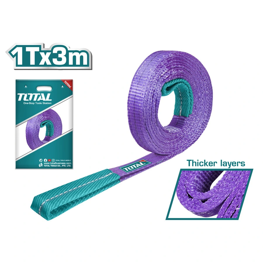 Dây cáp vải cẩu hàng tím 1Tx3m TOTAL THTWS0103