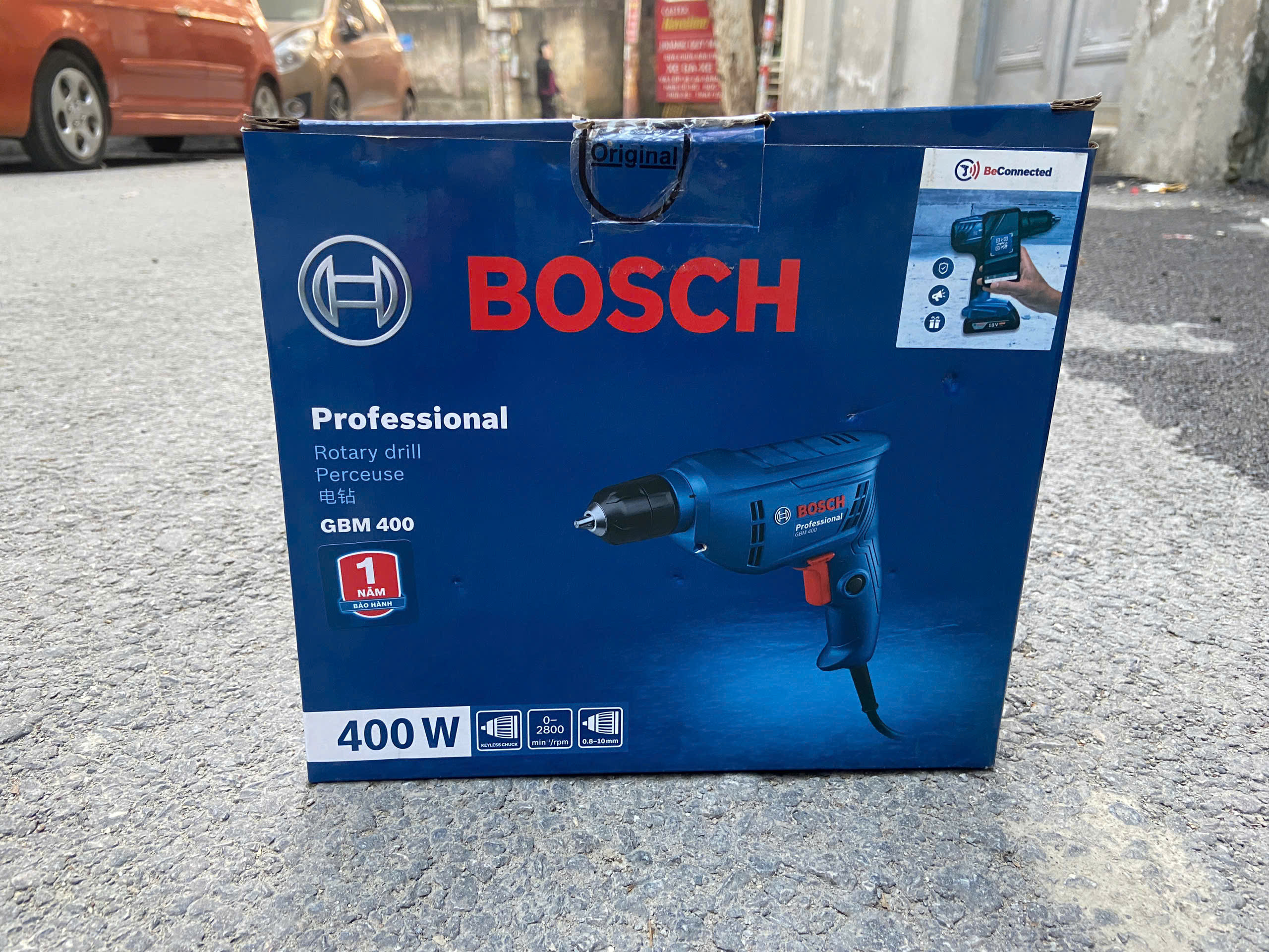 Máy khoan sắt Bosch GBM 400 cs 400W 