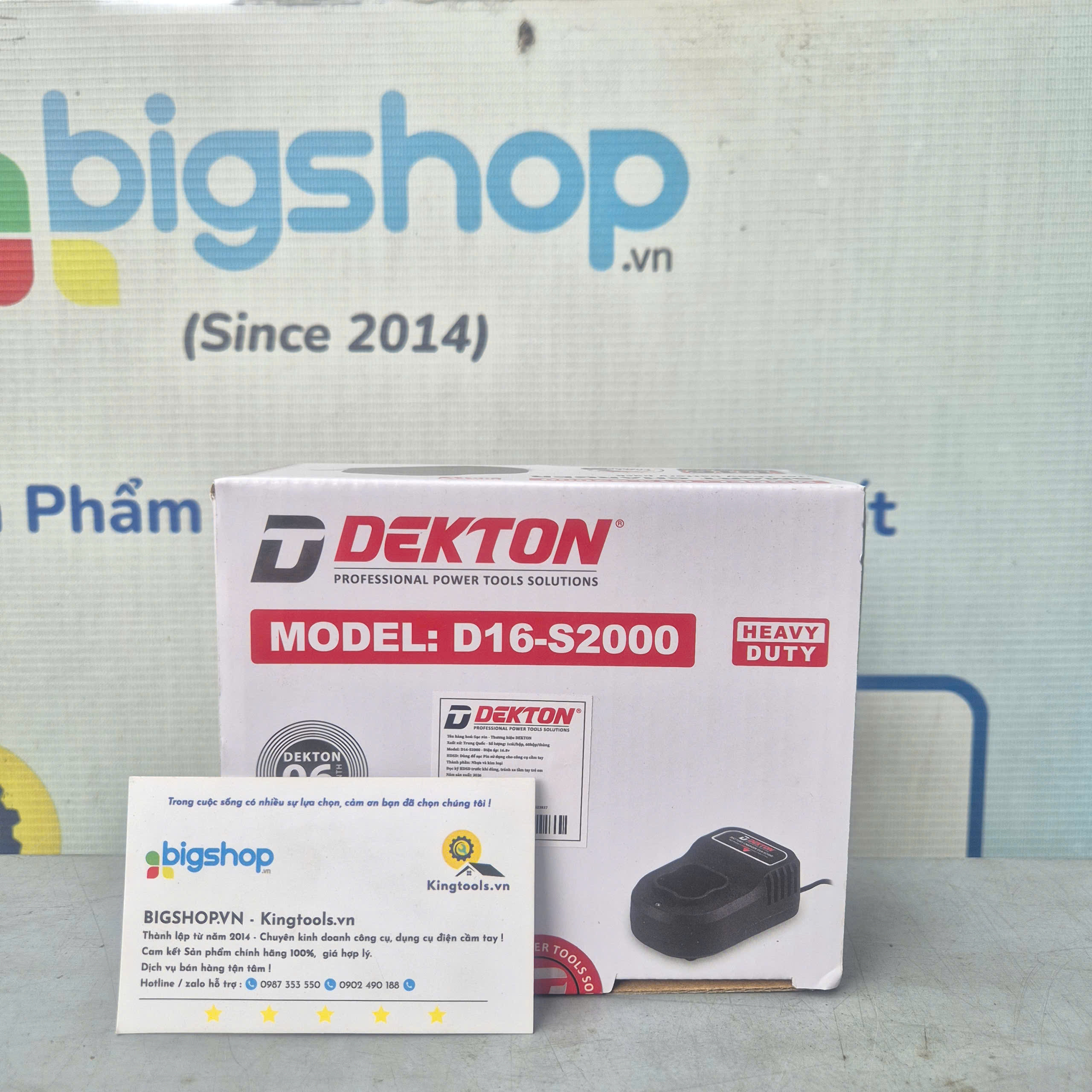 Sạc pin 2Ah DEKTON D16-S2000