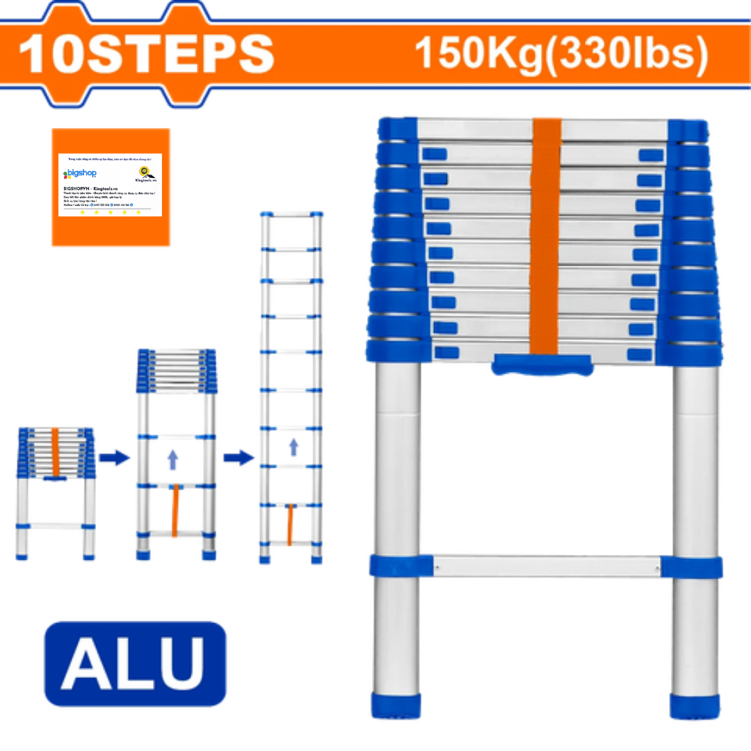 Thang rút 10 bậc WADFOW WLD5H10 (3.2m)