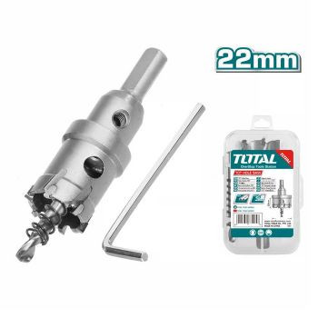 Mũi khoét lỗ TCT TOTAL kích thước: 20mm, 22mm, 25mm, 28mm, 32mm, 35mm