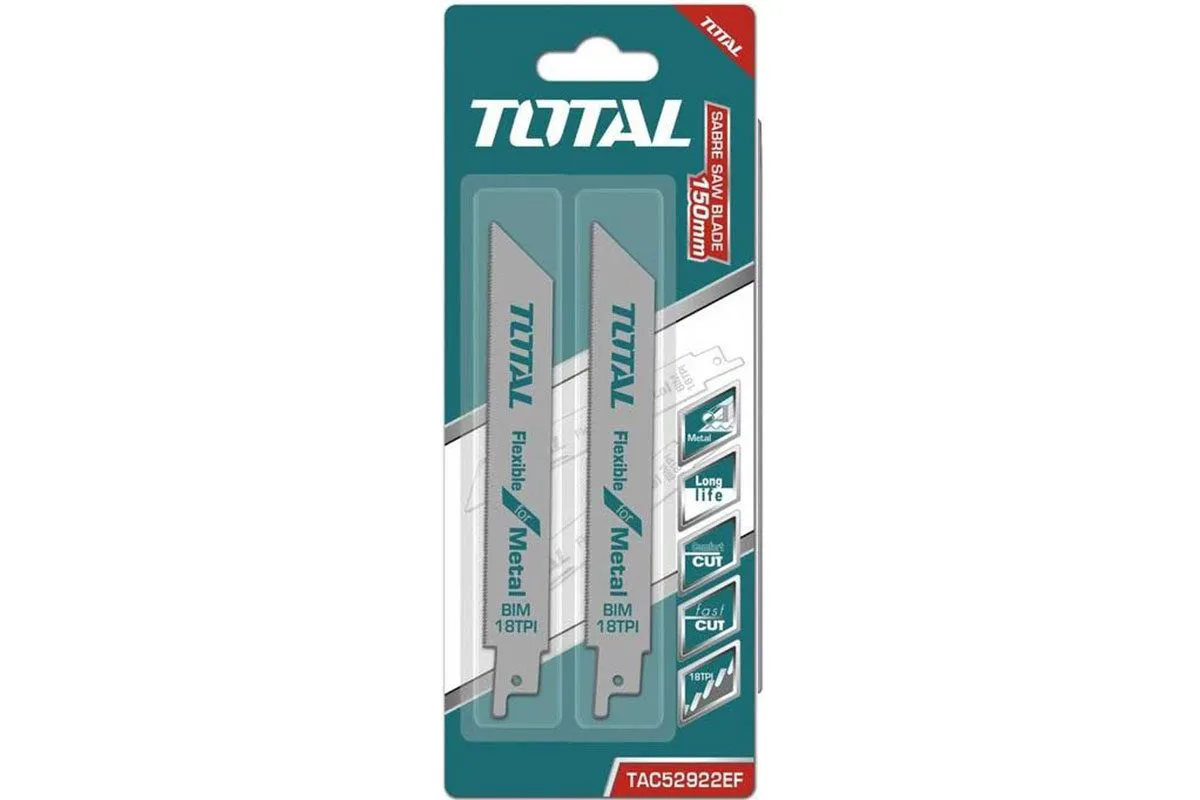 Bộ lưỡi cưa kiếm (cưa kim loại) TOTAL TAC52922EF