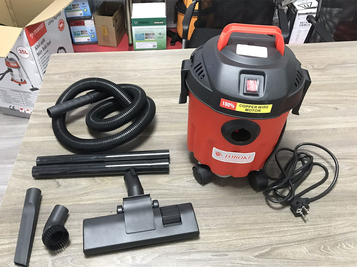 Máy hút bụi công nghiệp khô và ướt Toboki TK-16L (16 lít)