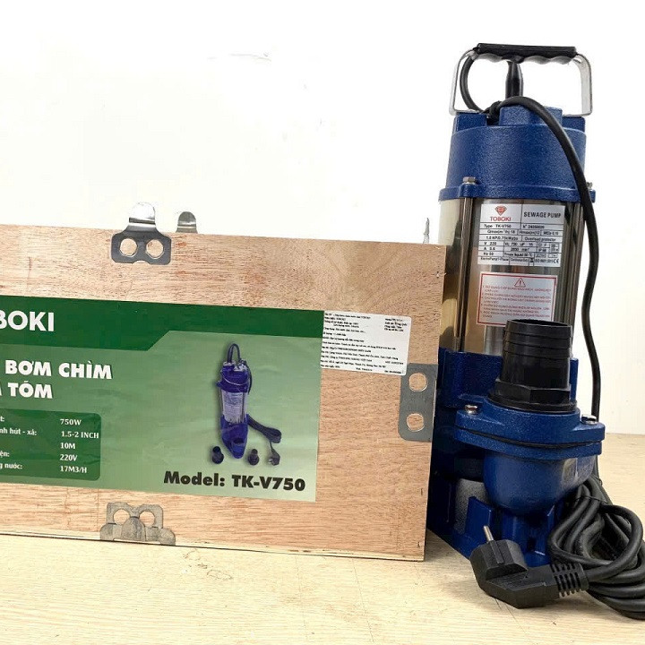 Máy bơm chìm nước thải TOBOKI có phao TK-V750