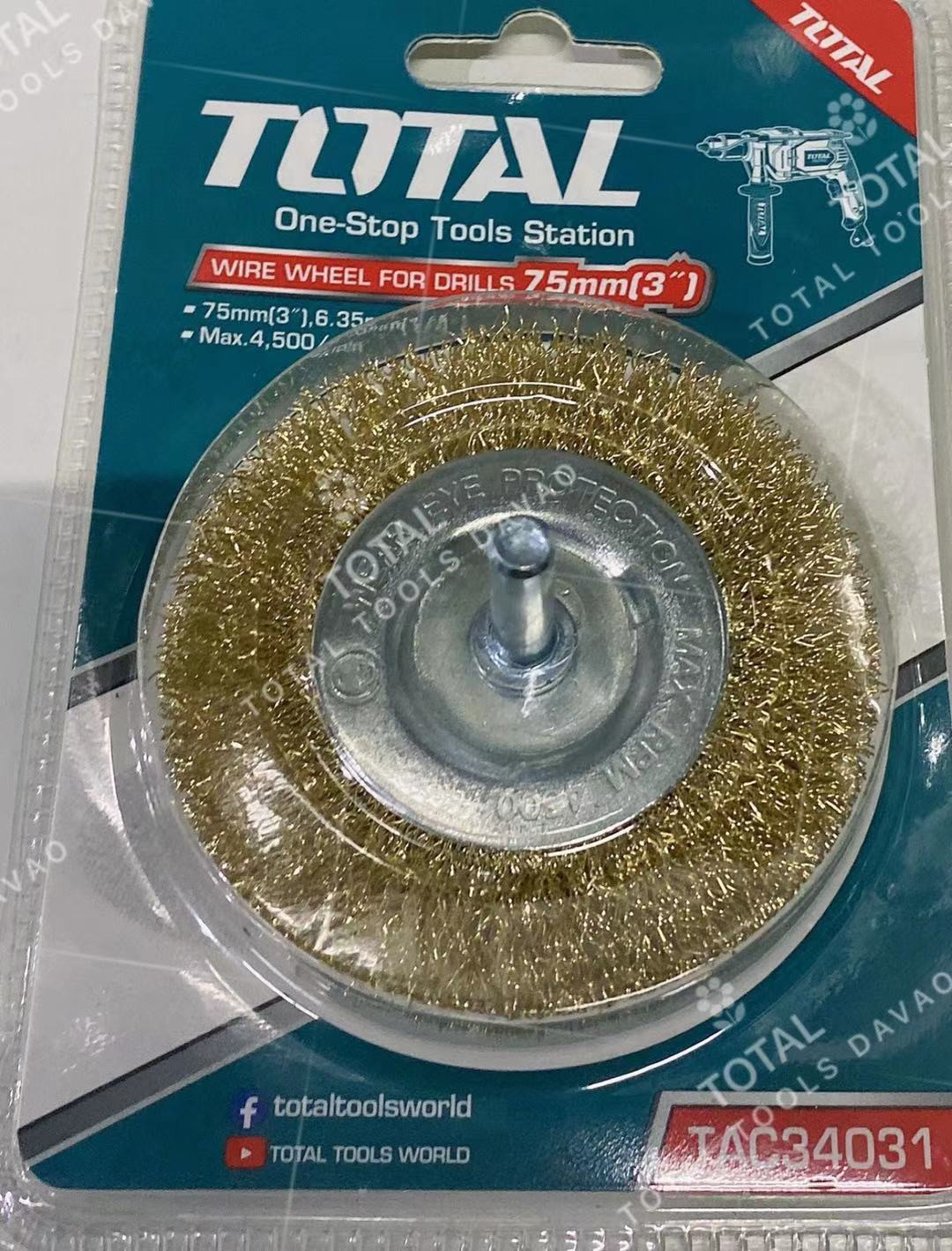 Bánh cước mài tròn 75mm TOTAL TAC34031