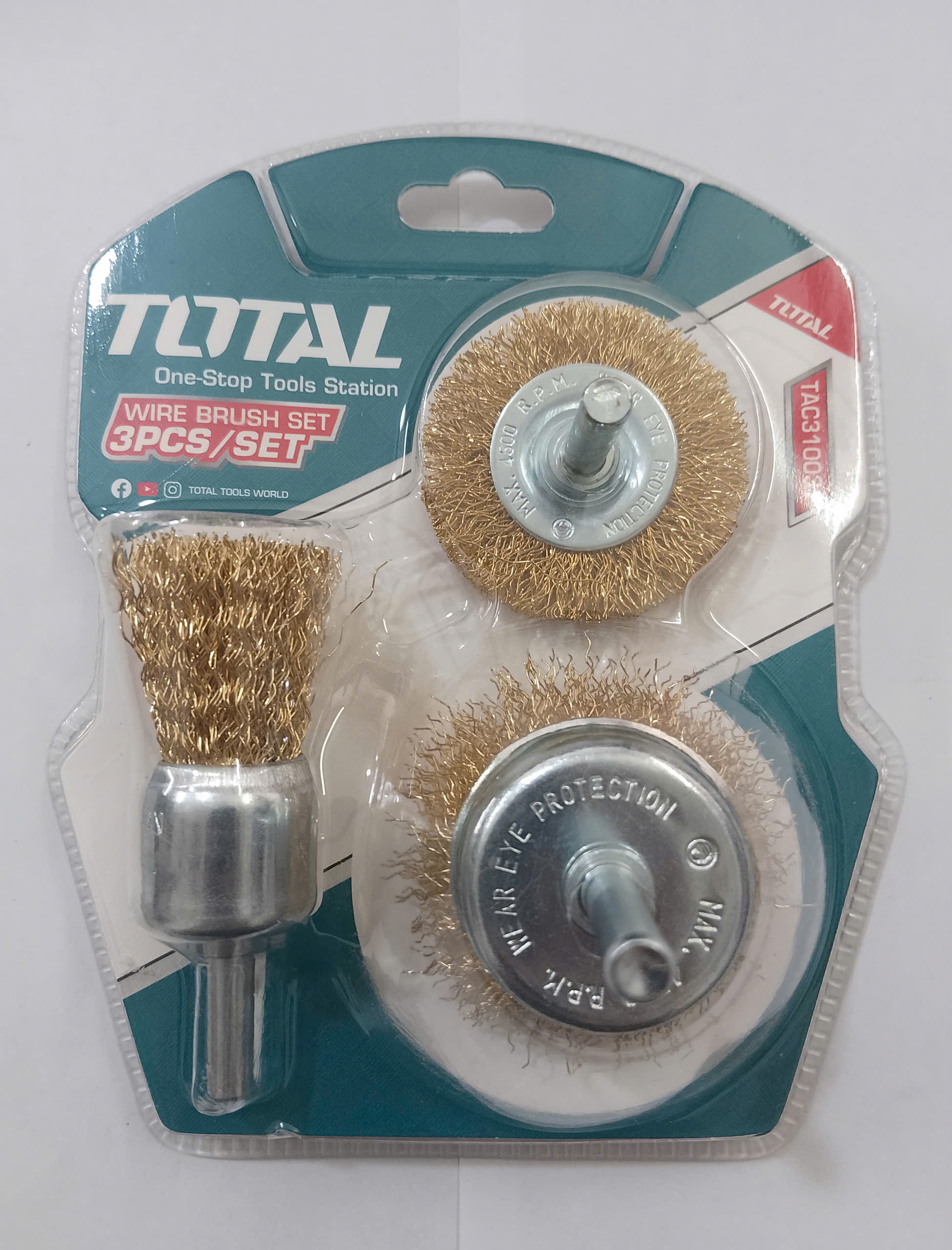 Bộ 3 Bánh Cước Và Chổi Cước TOTAL TAC310031