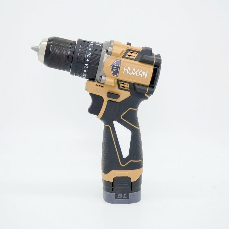 MÁY KHOAN PIN 10MM (CÓ KHÓA TRỤC) GEN 2 HUKAN H16-G2C-Q2