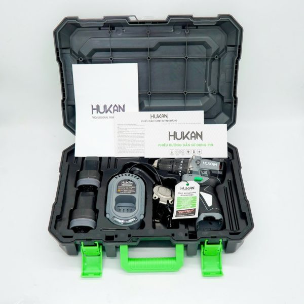MÁY KHOAN PIN 10MM (CÓ KHÓA TRỤC) GEN 2 HUKAN H16-G2X-Q2