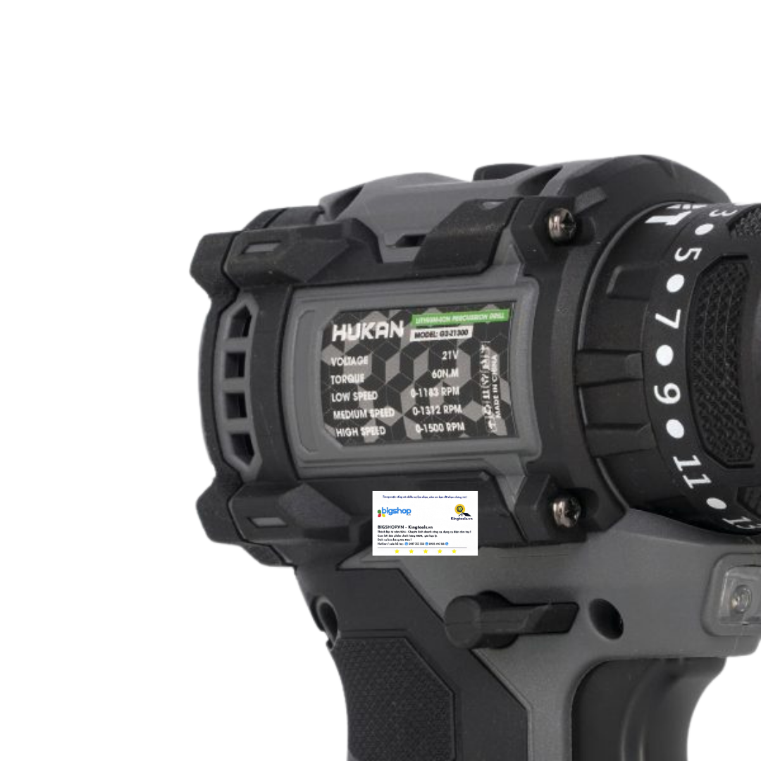 Máy khoan pin HUKAN G2-Z1300 (GEN 2 LUX) - Thân máy