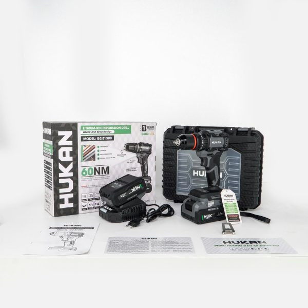 Máy khoan pin 13mm HUKAN (GEN2 LUX) G2-Z1300