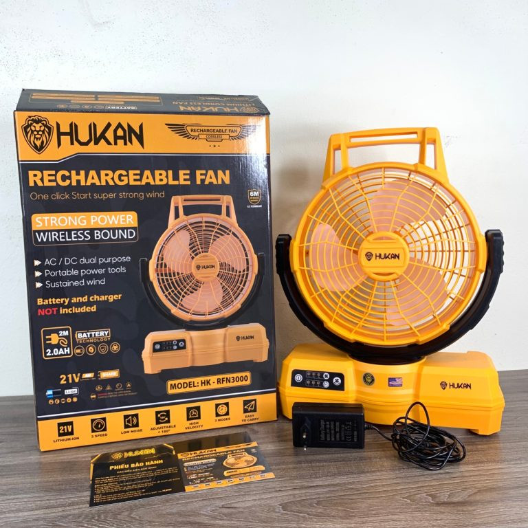 Thân quạt dùng pin & điện HUKAN HK-RFN3000