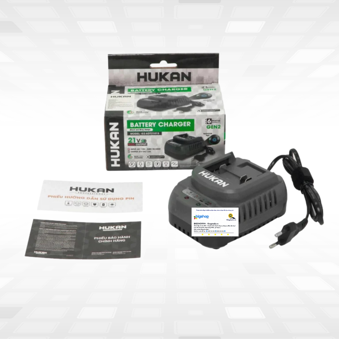 Bộ sạc HUKAN G2-ADT21015 (GEN 2) - 1.5Ah