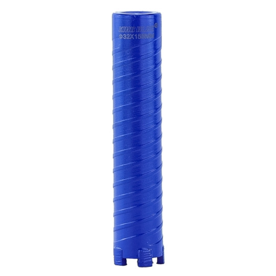 Mũi khoan rút lõi khô Kingblue KRS-32*155 chân lục giác và đầu chuyển SDS