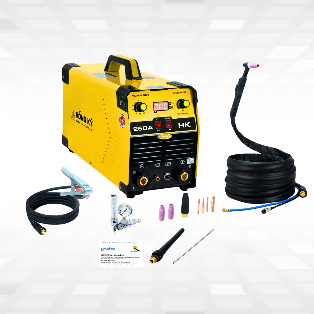 Máy hàn TIG DC que Hồng Ký Master HKTIG250A (250A/220V)
