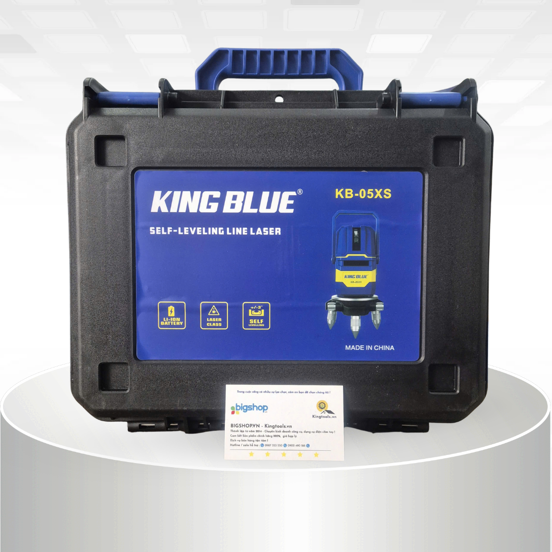 Máy cân bằng laser KINGBLUE KB-05XS (5 tia xanh)