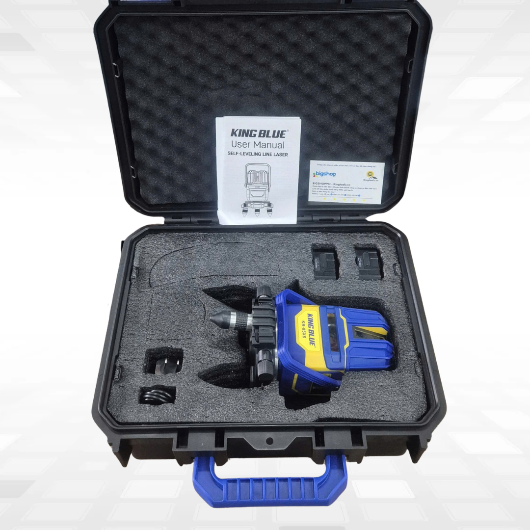 Máy cân bằng laser KINGBLUE KB-05XS (5 tia xanh)