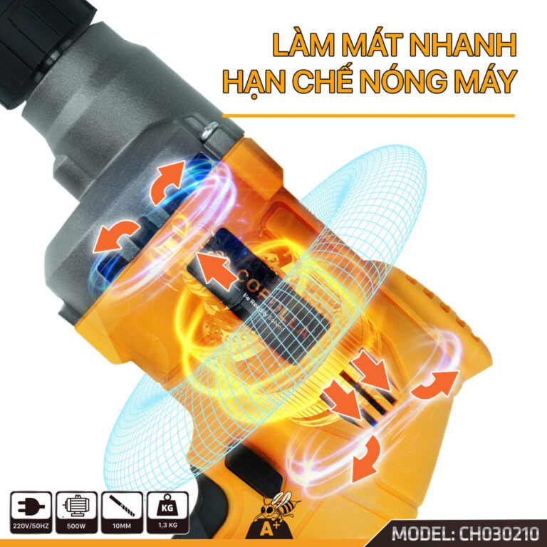 Máy khoan điện cầm tay COROLLA  500W CH030210