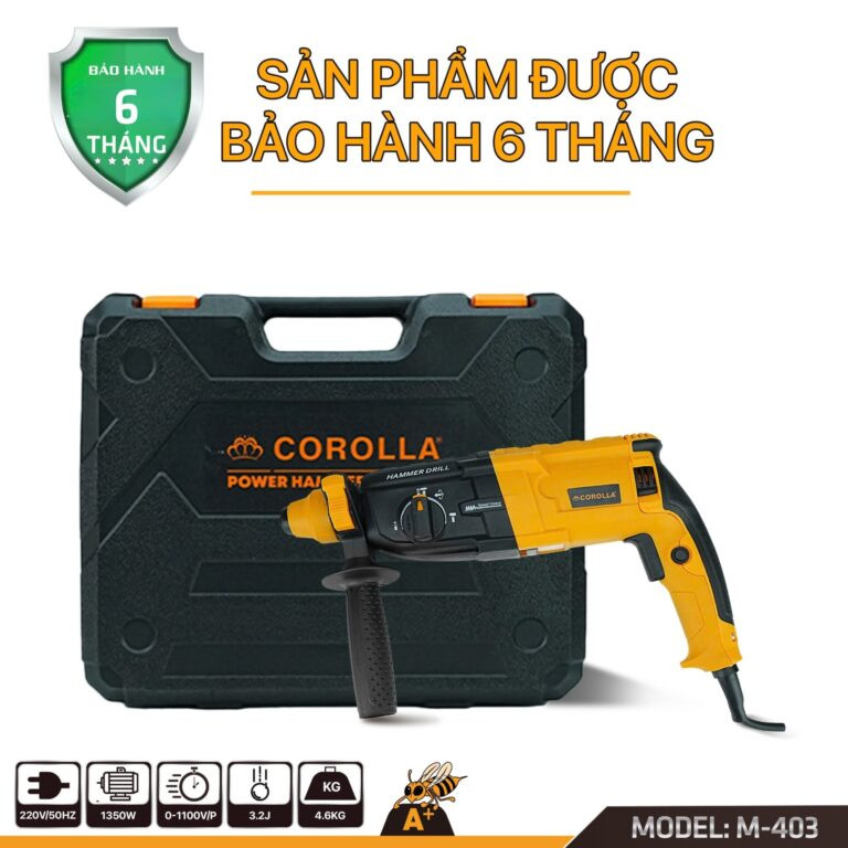 Máy khoan đục bê tông COROLLA 1350W M-403
