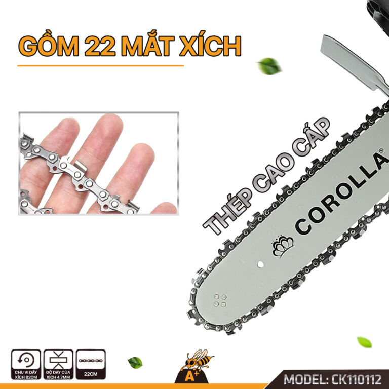 Bộ lam xích chuyển đổi COROLLA 12 INCH CK110112