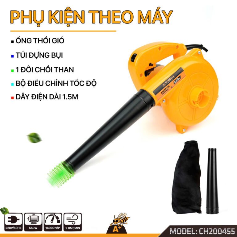 Máy thổi hút bụi COROLLA 550W CH200455