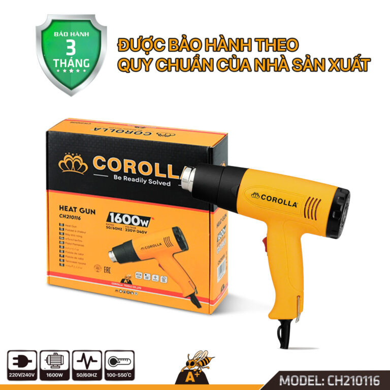 Máy khò hơi nóng COROLLA 1600W CH210116