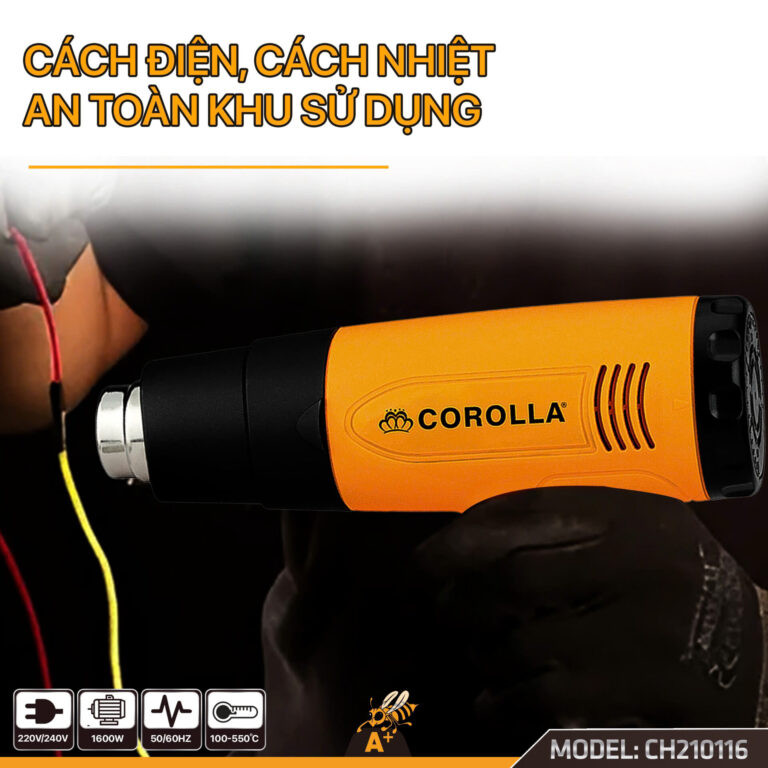 Máy khò hơi nóng COROLLA 1600W CH210116