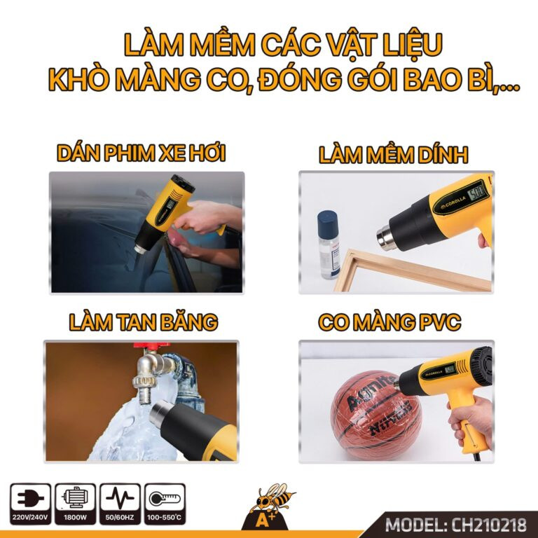 Máy khò nhiệt COROLLA 1800W CH210218