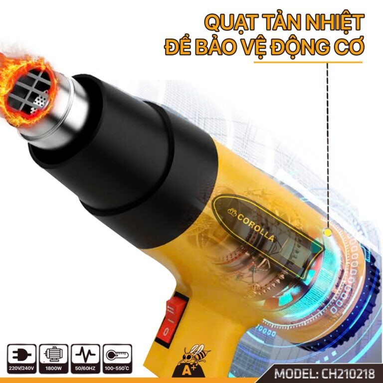 Máy khò nhiệt COROLLA 1800W CH210218