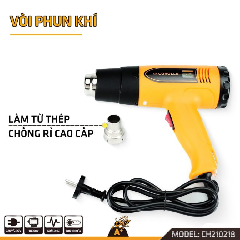 Máy khò nhiệt COROLLA 1800W CH210218