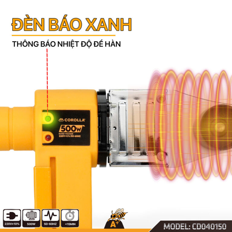 Máy hàn ống nhiệt 500W COROLLA CD040150
