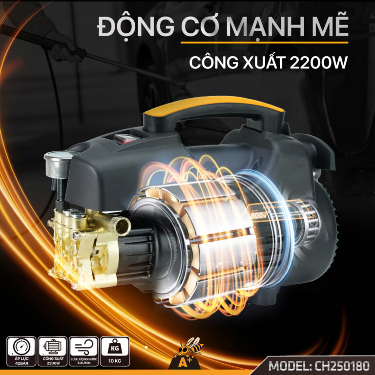 Máy rửa xe cao áp COROLLA 2200W CH250180