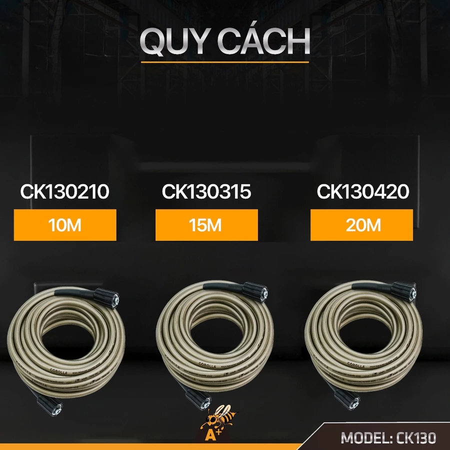 Dây Rửa Xe Áp Lực Cao COROLLA 10-15-20M