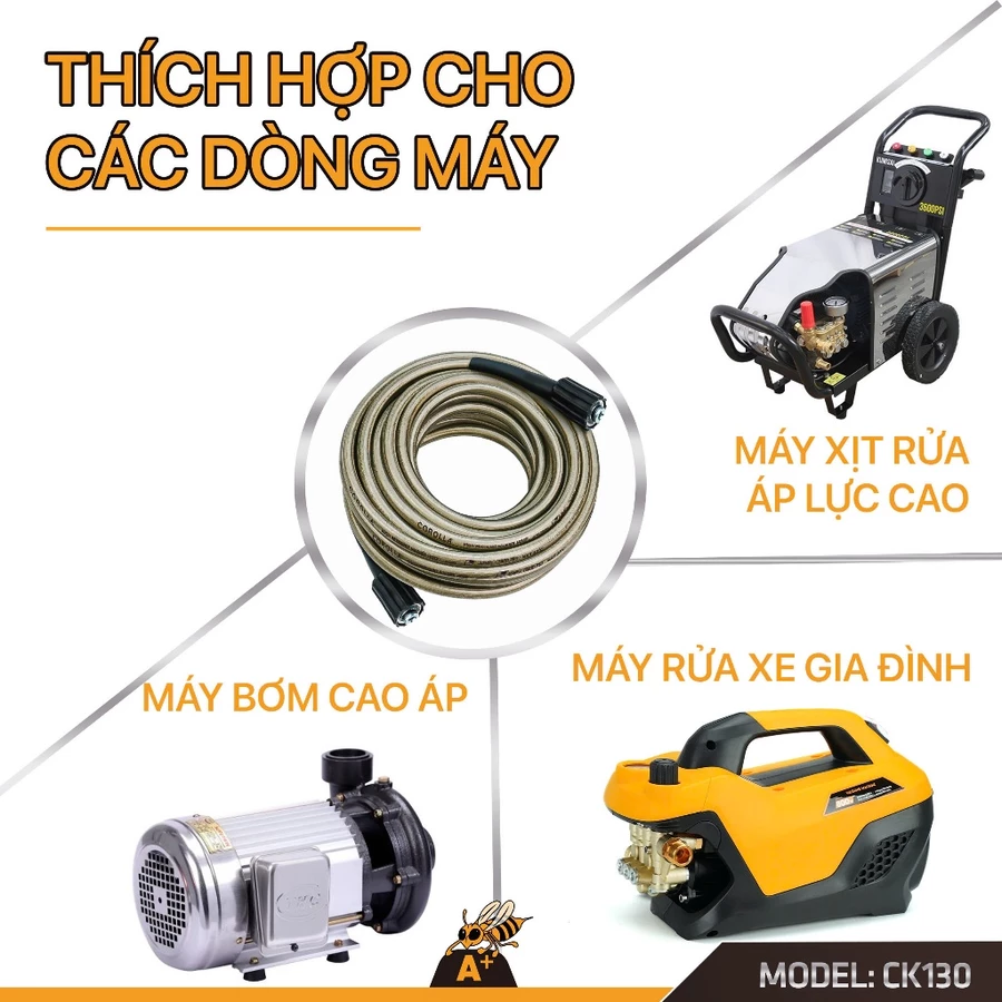Dây Rửa Xe Áp Lực Cao COROLLA 10-15-20M