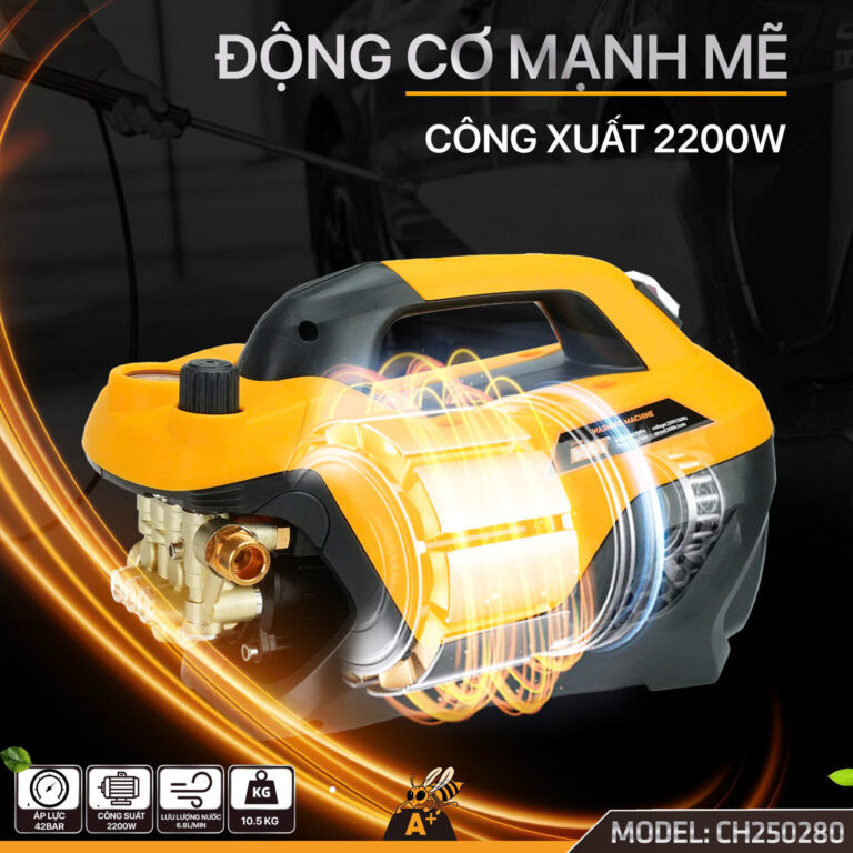 Máy Rửa Xe Cao Áp COROLLA 2200W CH250280