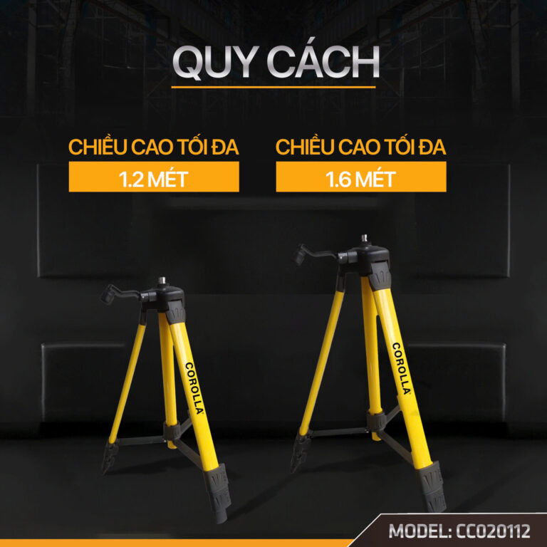 Chân Máy Laser Cao Cấp COROLLA 1M2 và 1M6
