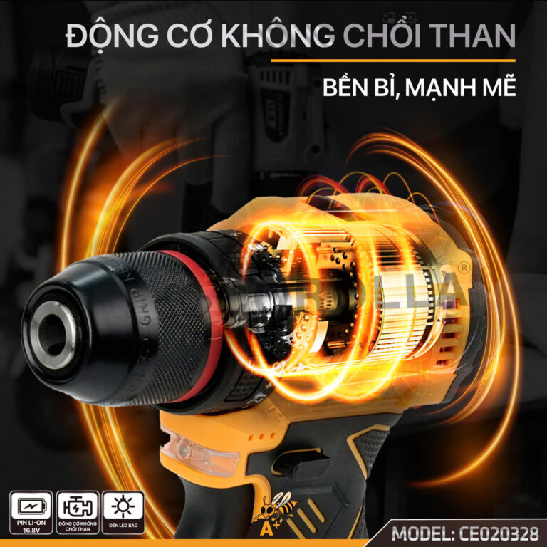 Máy khoan vít dùng pin COROLLA 16.8V CE020328