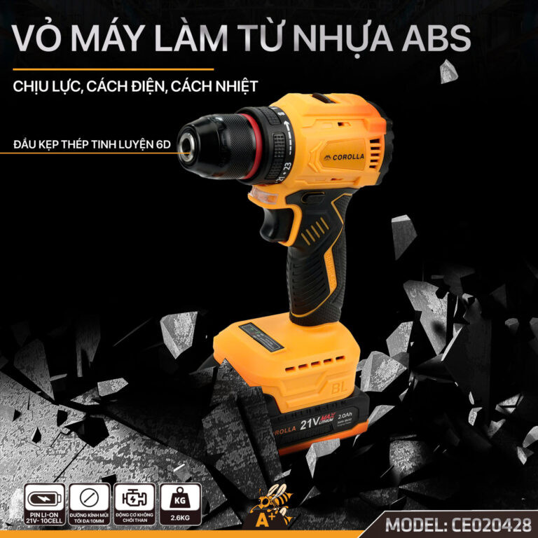 Máy Khoan Pin COROLLA 28 Chi Tiết CE020428