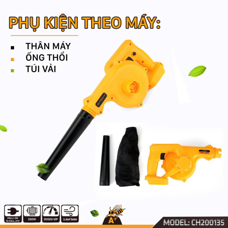 Thân Máy Thổi Lá Cầm Tay Dùng Pin COROLLA CH200135