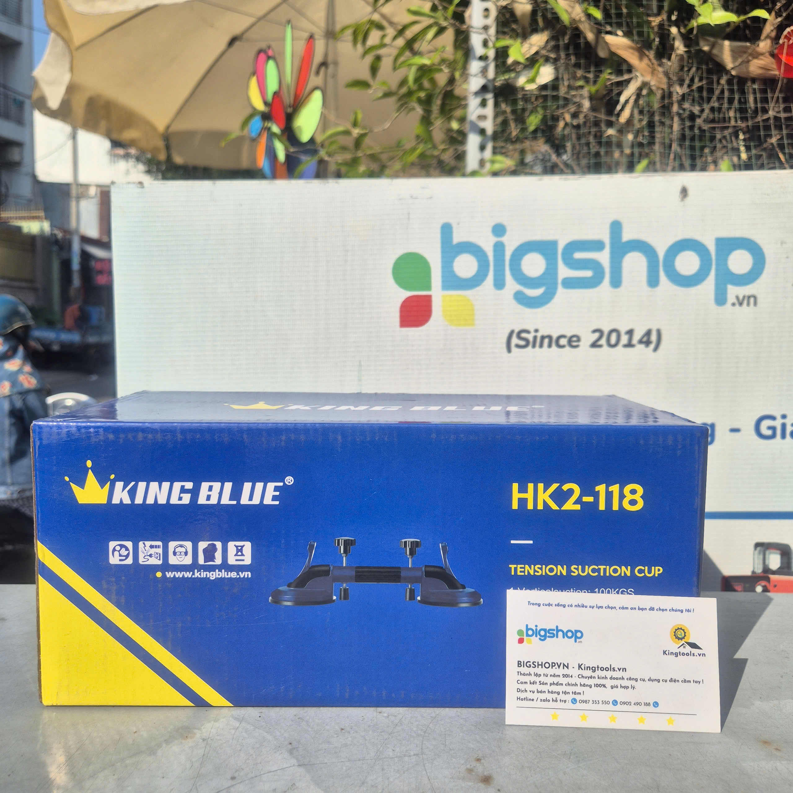 Hít kính - căn chỉnh mạch gạch KINGBLUE HK2-118