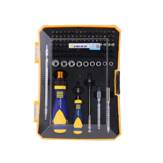 Bộ tuốc nơ vít đa năng cao cấp 113 chi tiết KINGBLUE KV8-113