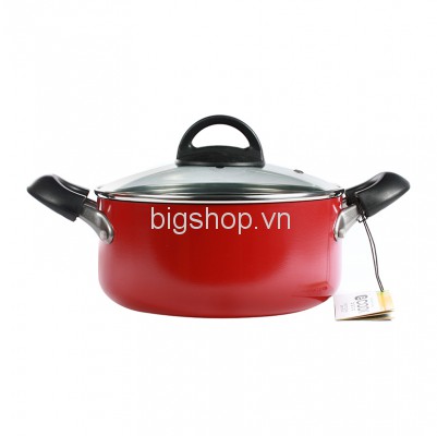 Nồi nhôm đáy từ E-Cook LockNLock LED2202-IH 20cm