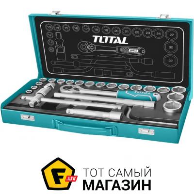 10-32mm Bộ tuýp 1/2" 24 chi tiết Total THT141253