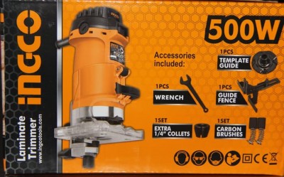 Máy phay gỗ INGCO PLM5002, đầu cặp 6mm