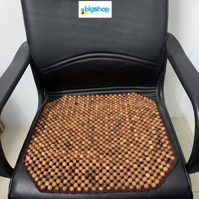 Lót ghế văn phòng mẫu mới hạt gỗ hương (hạt 1.4cm)