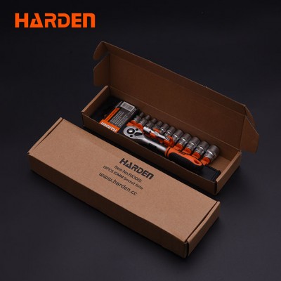 Bộ khẩu tay vặn 1/2" (12 chi tiết) Harden 510016