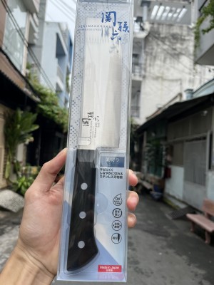  Dao KAI AB5424 Seki Magoroku Nakiri Knife, 6.5 inches (165 mm), Made in Japan