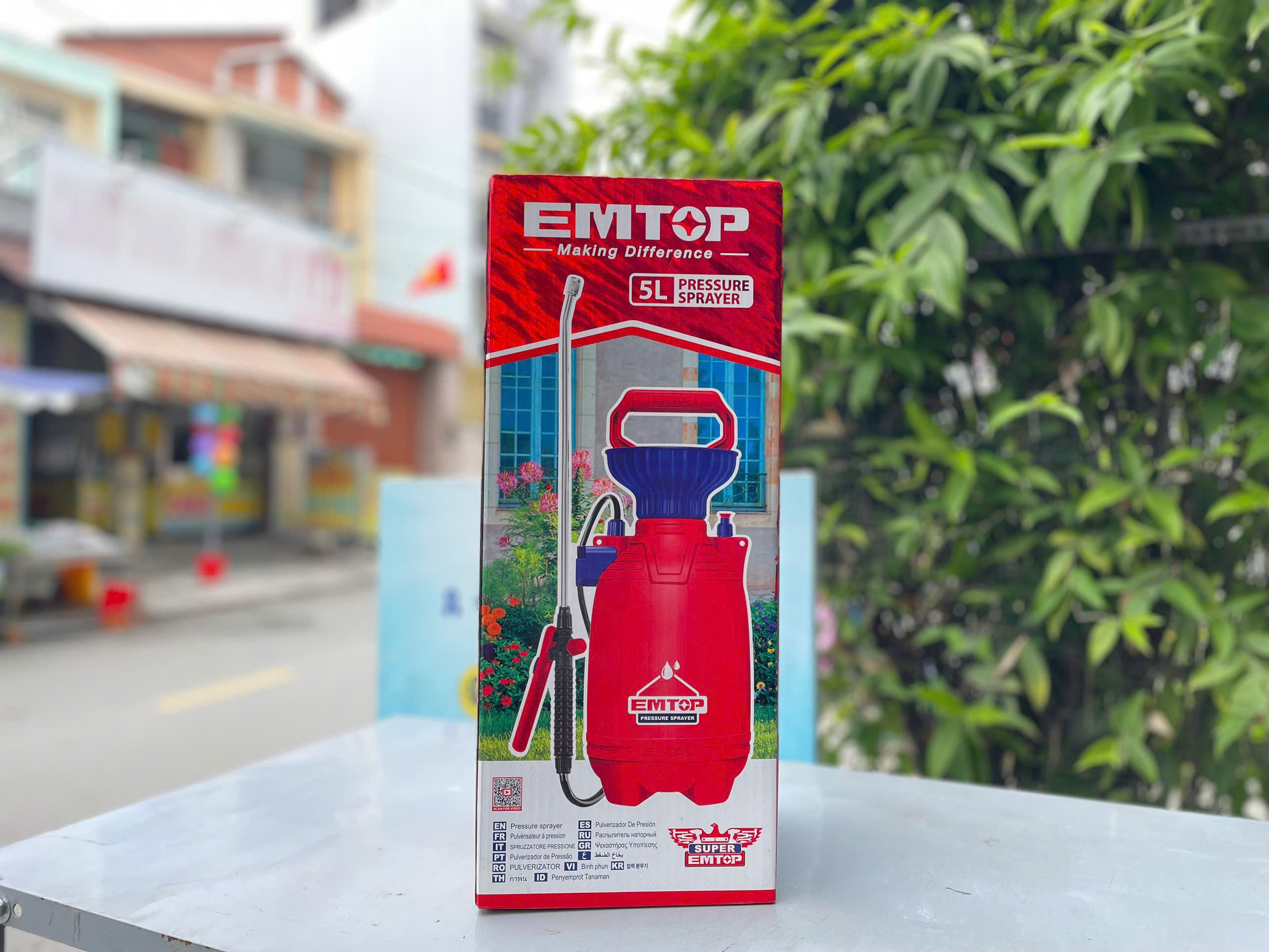 Bình xịt áp lực 5L EMTOP ESPP30502