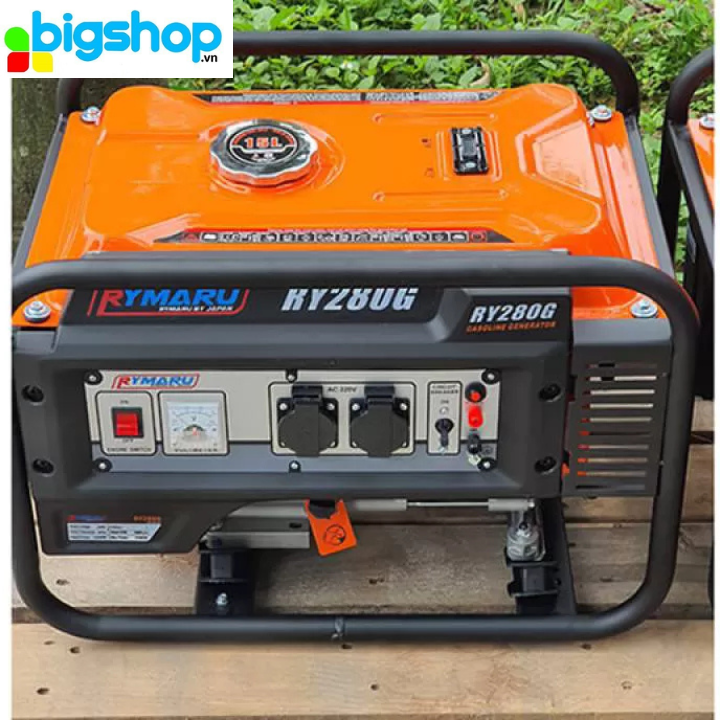 Máy Phát Điện Chạy Xăng 2Kw RYMARU RY280G